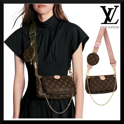 Louis Vuitton 2020 SS Monogram Casual Style 2WAY 3WAY Leather Crossbody Logo M44840 M44813 