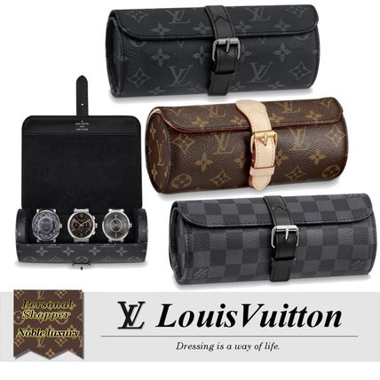 Louis Vuitton MONOGRAM 2019 20AW 3 Watch Case N41137 M47530 M43385 