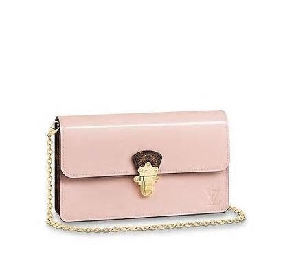 Louis Vuitton MONOGRAM VERNIS Cherrywood Chain Wallet M63305M63306 