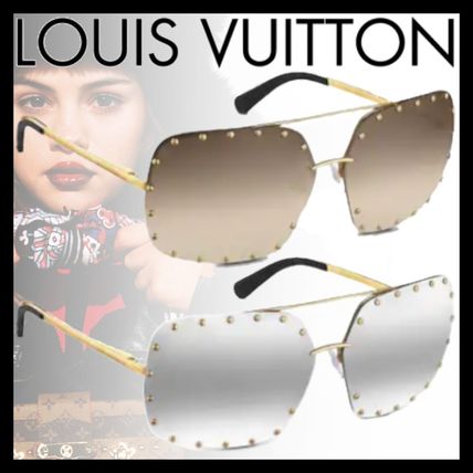 Louis Vuitton 2020 SS Street Style Square Sunglasses