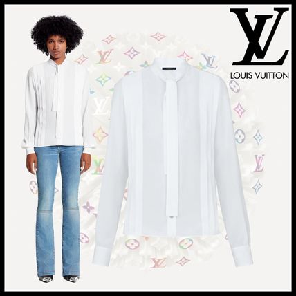 Louis Vuitton 2020 SS Casual Style Long Sleeves Plain Office Style Elegant Style 1A5JPD 