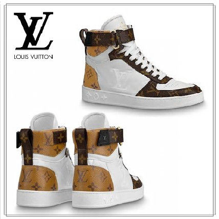 Louis Vuitton Monogram Rubber Sole Casual Style Street Style Logo