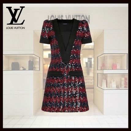 Louis Vuitton A Line Cocktail Dress 1A7U9C 