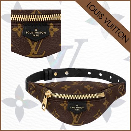 Louis Vuitton Casual Style Leather Logo Hip Packs M6562A 