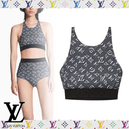 Louis Vuitton 2020 SS Monogram Shadow Bikini Top 1A685N 