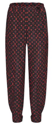Louis Vuitton 2020 21AW Monogram Long Elegant Style Logo Pants 