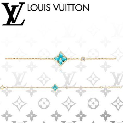 Louis Vuitton 2020 SS Blended Fabrics Flower Party Style Elegant Style Bracelets Q95547 