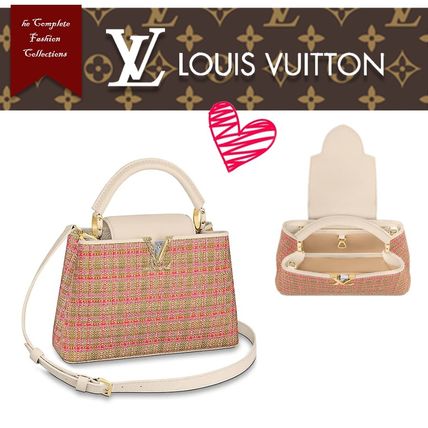 Louis Vuitton 2020 21AW Other Plaid Patterns Casual Style Suede 2WAY Leather 