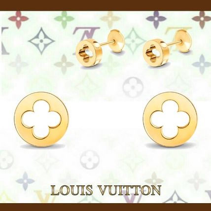 Louis Vuitton 2020 SS Empreinte Ear Studs Yellow Gold Q96578 