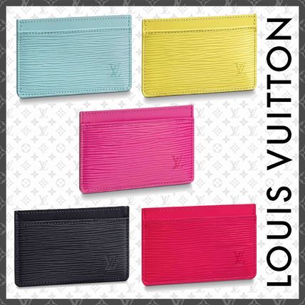 Louis Vuitton Unisex Blended Fabrics Logo Card Holders M69154 M69343 M69153 M69342 M63512 