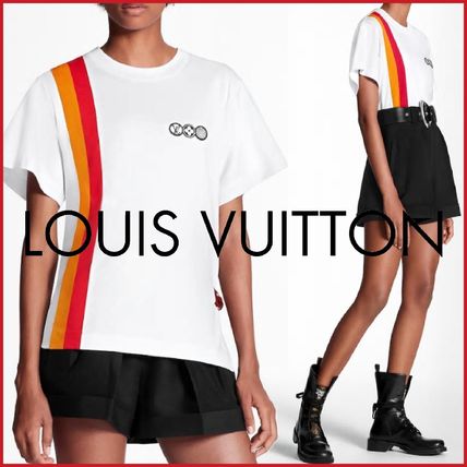 Louis Vuitton 2020 SS Lv Airline Patches T Shirt 1A63DB 