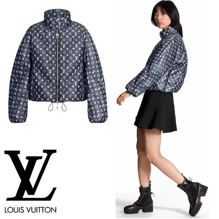Louis Vuitton Blurry Monogram Down Jacket 1A618E 