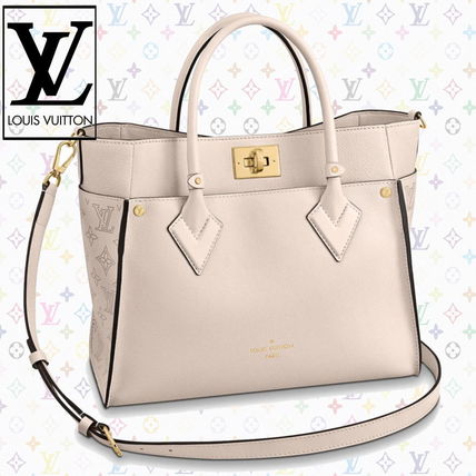 Louis Vuitton 2020 SS Monogram Casual Style Leather Office Style Elegant Style M55802 