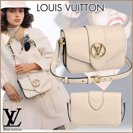 Louis Vuitton PONT NEUF 2020 SS Leather Elegant Style Crossbody Shoulder Bags M55950 