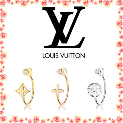 Louis Vuitton 2020 SS Idylle Blossom Small Hoop Earring Yellow Gold And Diamond Q96332 Q96334 Q96333 