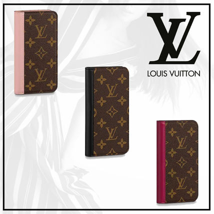 Louis Vuitton Monogram Unisex Leather iPhone X iPhone XS iPhone XS Max M69678 M68692 M68686 