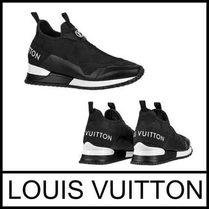 Louis Vuitton MONOGRAM Monogram Unisex Leather Logo Low Top Sneakers 1A87AE 