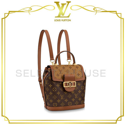 Louis Vuitton MONOGRAM 2020 SS Monogram 2WAY Leather Backpacks M45142 