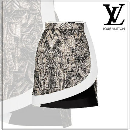 Louis Vuitton 2020 21AW Short Casual Style Wool Party Style Elegant Style Skirts