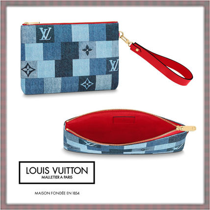Louis Vuitton Logo Pouches  Cosmetic Bags M68761 