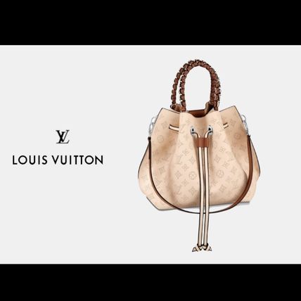 Louis Vuitton MAHINA Monogram Casual Style 2WAY Elegant Style Crossbody Handbags 