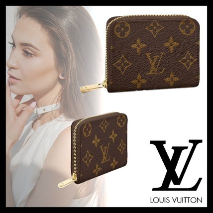 Louis Vuitton Monogram Leather Coin Cases 