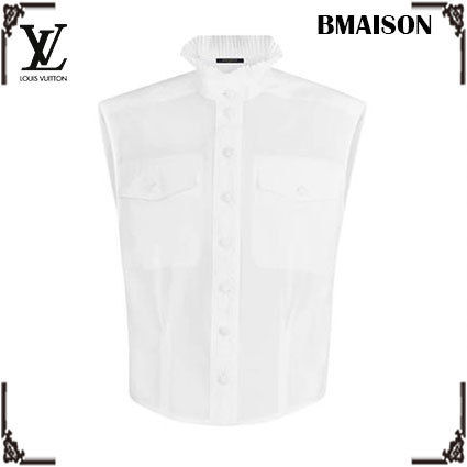 Louis Vuitton 2020 SS Embroidered Sleeveless Shirt 1A62G6 