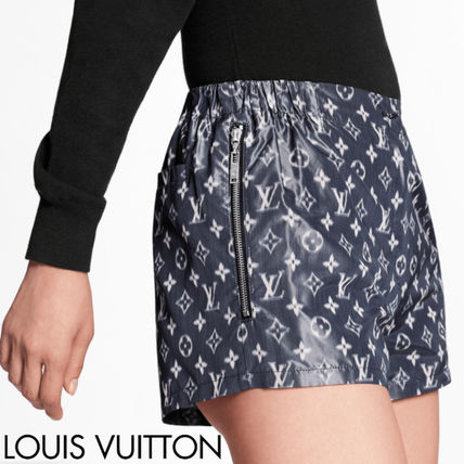 Louis Vuitton 2020 SS Printed Pants Short Monogram Casual Style Silk Nylon Logo 