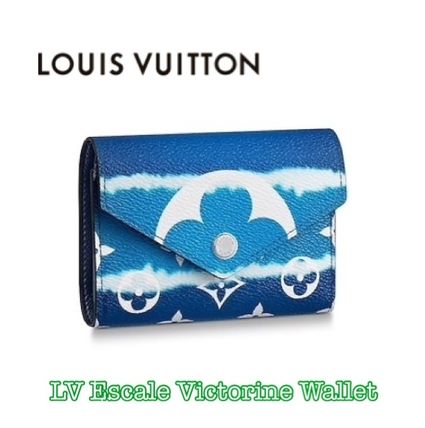 Louis Vuitton 2020 SS Tie dye Leather Folding Wallets M69112 