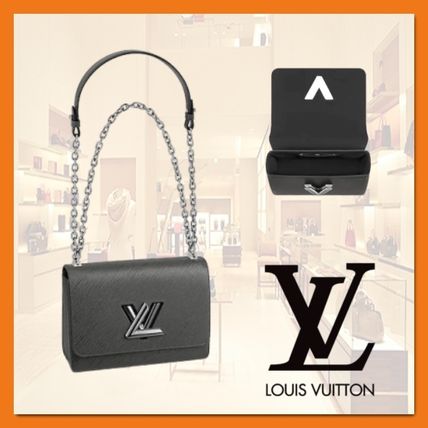 Louis Vuitton TWIST 2020 SS Casual Style Leather Elegant Style Logo Shoulder Bags M56530 