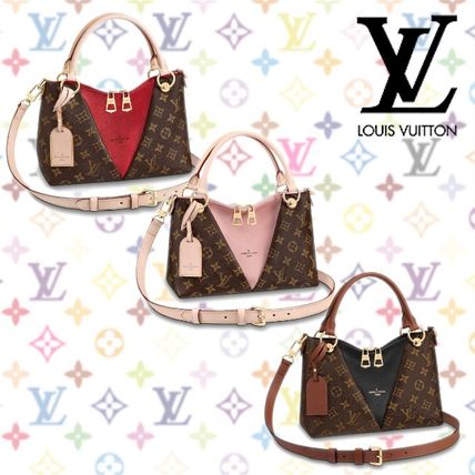 Louis Vuitton Monogram Calfskin Canvas 2WAY Crossbody Handbags M43976 M43967 M43966 