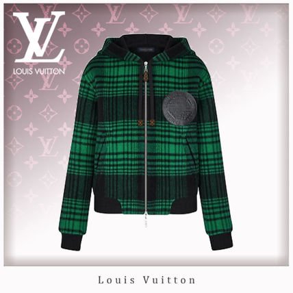 Louis Vuitton 2019 20AW Monogram Wool Blended Fabrics Jackets