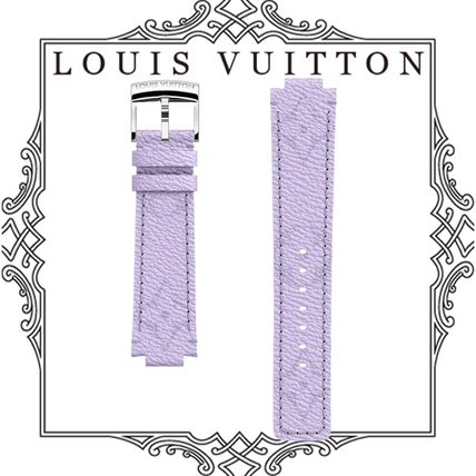 Louis Vuitton MONOGRAM Tambour Monogram Lilac Canvas Strap R17269 