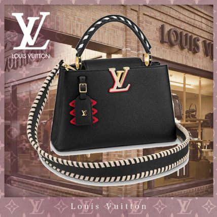 Louis Vuitton CAPUCINES 2020 21AW Casual Style 2WAY Leather Elegant Style Crossbody Bridal M56764 