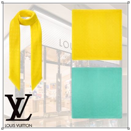 Louis Vuitton Plain Knit  Fur Scarves M76234 M76229 