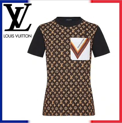 Louis Vuitton MONOGRAM 2020 21AW Monogram Street Style Cotton Short Sleeves Logo T Shirts 