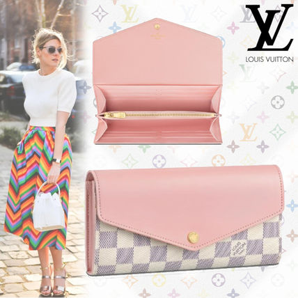 Louis Vuitton DAMIER AZUR Sarah Wallet N60232 