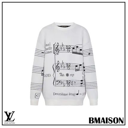 Louis Vuitton 2019 20AW Partition Intarsia Crewneck 1A5QDS 
