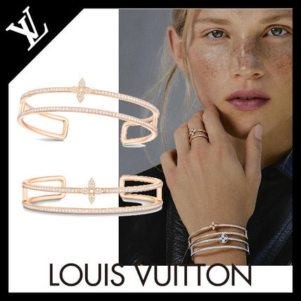 Louis Vuitton 2020 SS Idylle Blossom Two Row Bracelet Pink Gold And Diamonds Q95813 