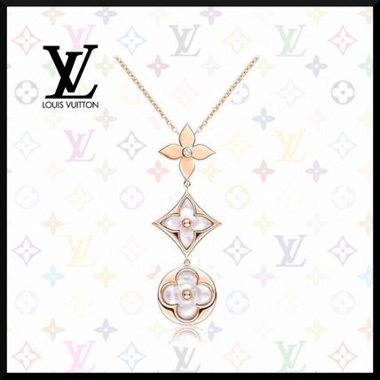 Louis Vuitton 2020 SS Blended Fabrics 18K Gold Necklaces  Pendants Q94262 