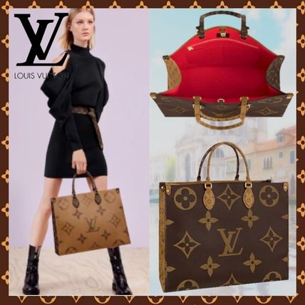 Louis Vuitton 2019 SS Monogram Casual Style Canvas Logo Totes M44576 