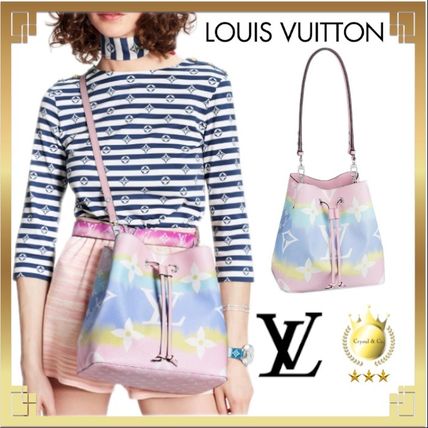 Louis Vuitton NOE 2020 SS Monogram Casual Style Canvas 2WAY Leather Office Style 