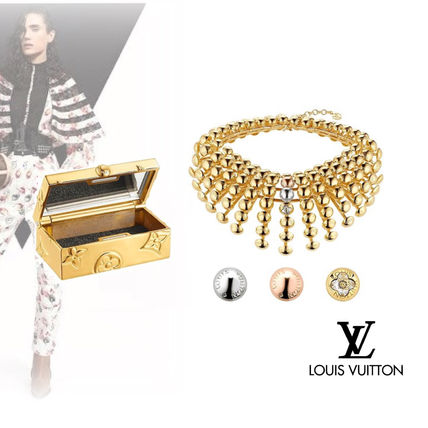 Louis Vuitton 2019 20AW Studdy Crew Necklace Studs And Box M63157 