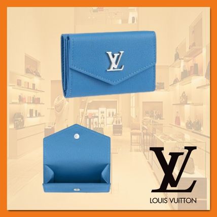 Louis Vuitton Plain Leather Folding Wallet Small Wallet Logo M67861 