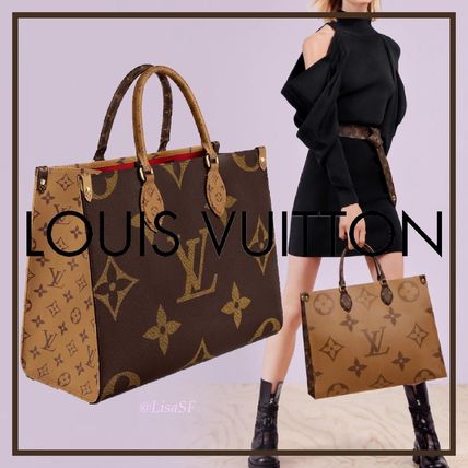 Louis Vuitton MONOGRAM 2020 SS Monogram Blended Fabrics A4 2WAY Bi color Leather 