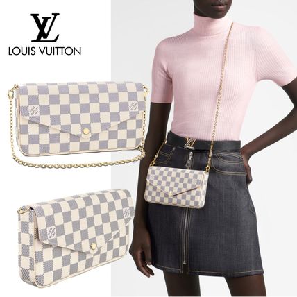 Louis Vuitton 2020 SS Monogram Chain Crossbody Shoulder Bags 