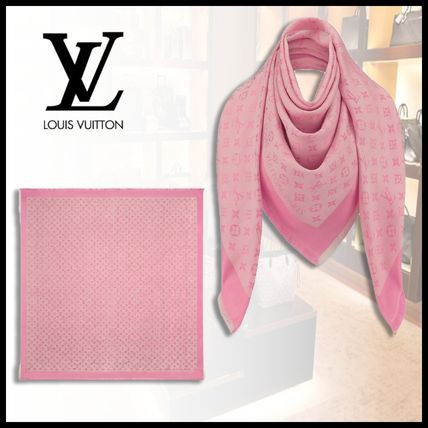 Louis Vuitton 2020 SS Denim Monogram Shawl M76065 
