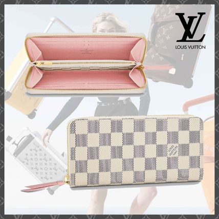 Louis Vuitton DAMIER 2020 SS Monogram Leather Long Wallets N61264 