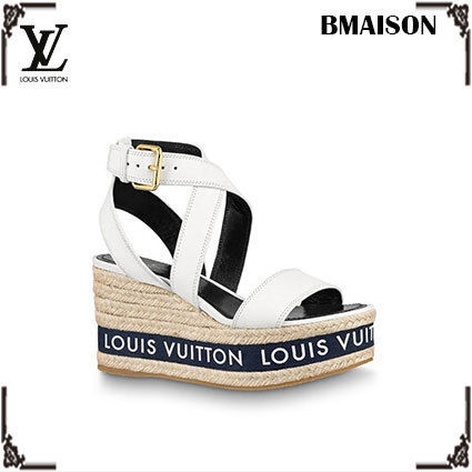 Louis Vuitton 2020 SS Boundary Wedge Sandal 1A64GG 