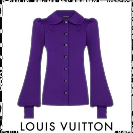 Louis Vuitton 2020 SS Casual Style Silk Long Sleeves Plain Party Style 1A7UQT 